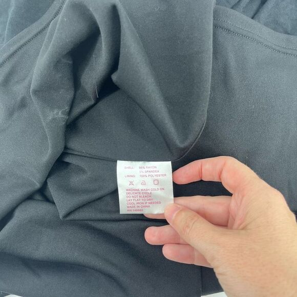 Kimi + Kai Maternity‎ Gown Off Shoulder Black Maxi Dress Abigail Formal Size M - Picture 4 of 9